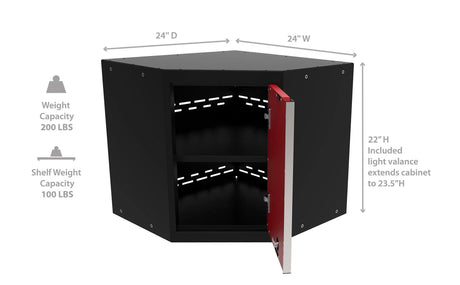 Pro Series Corner Wall Cabinet