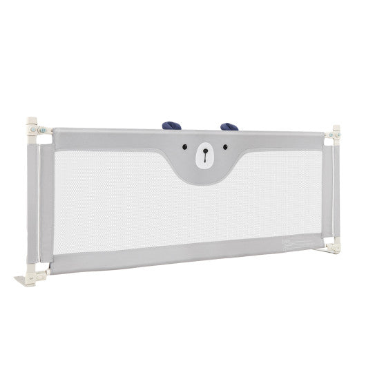 Vertical Lifting Baby Bedrail Guard with Double Safety Child Lock