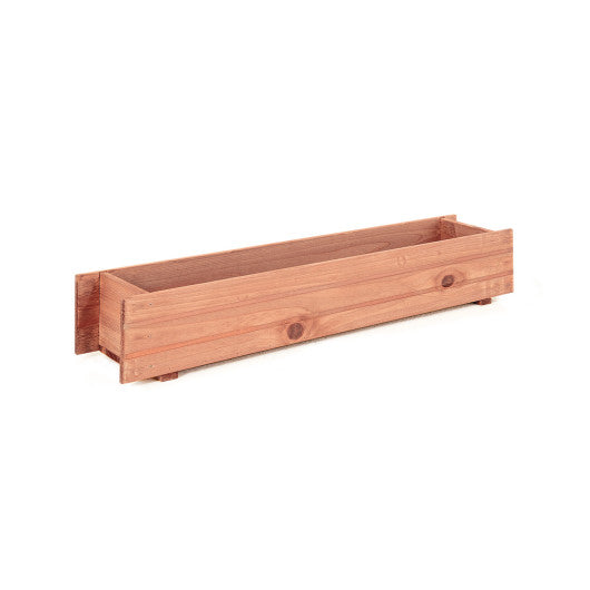 Wooden Decorative Raised Garden Bed for Yard and Window