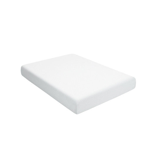 10 Inch Air Foam Pressure Relief Bed Mattress with Jacquard Soft Cover-Full Size