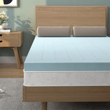 4 Inch Gel Injection Memory Foam Mattress Top Ventilated Mattress Double Bed-Twin Size