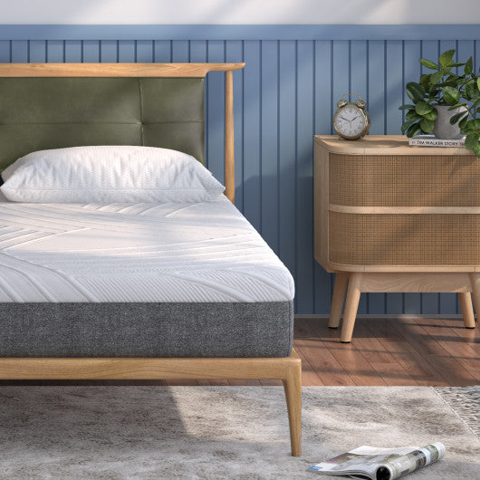 75L x 54W x 8H Memory Foam Mattress with Jacquard Fabric Cover-Full Size