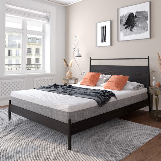 75L x 54W x 8H Memory Foam Mattress with Jacquard Fabric Cover-Queen Size