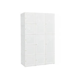 Foldable Armoire Wardrobe Closet with 10 Cubes