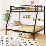 Space-saving Metal Slatted Bed Frame for Teens and Adults Noise-free No Box Spring Needed-Black