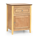 2-Tier Accent Table with Spacious Tabletop-Natural