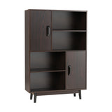 Sideboard Storage Cabinet with Door Shelf-Espresso