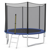 8/10/12/14/15/16Feet Outdoor Trampoline Bounce Combo with Safety Closure Net Ladder-10 ft