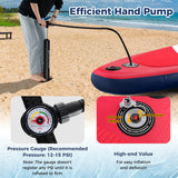 Inflatable Paddle Board with Removable Fin and Backpack-B