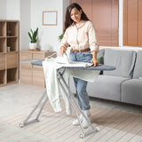 Ironing Board with Iron Rest and Removable Silver-Gray