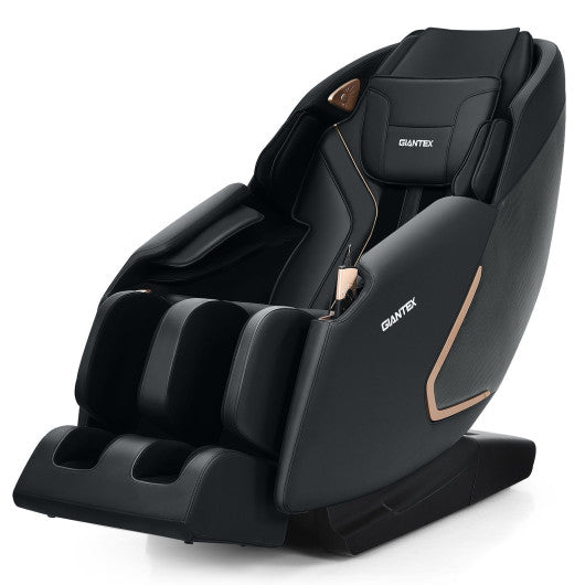 Soothe 10-Full Body Zero Gravity Massage Chair with SL Track Heat Installation-free-Black