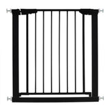 30-32.5 Inch Wide Safety Gate with 30 Inch Scientific Height-Black