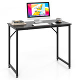 L Shaped Computer Desk and Writing Workstation for Home and Office-Black