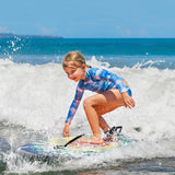 33/37/41 Inches Lightweight Body Board Boogie Board with EPS Core XPE Deck HDPE Bottom Multicolor4-S