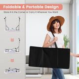 Manicure Nail Table with Bendable USB-plug LED Table Lamp-Pink