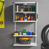 Metal Wall Cabinet with Lock and 3 Adjustable Shelves