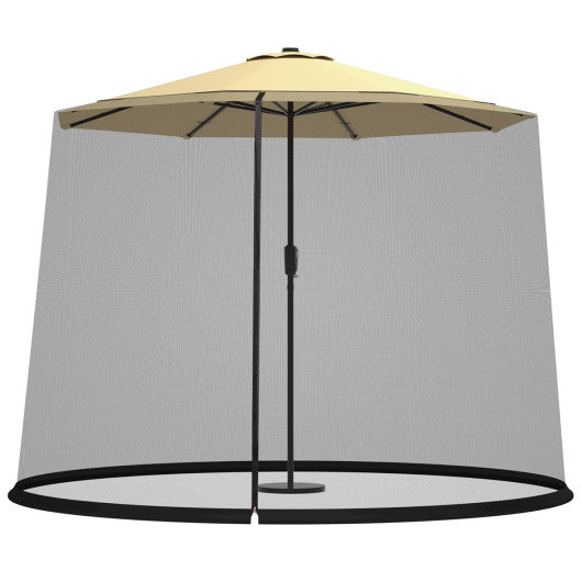 9 -10 Feet Outdoor Umbrella Table Screen Mosquito Bug Insect Net