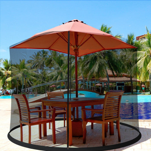 9 -10 Feet Outdoor Umbrella Table Screen Mosquito Bug Insect Net