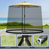 9 -10 Feet Outdoor Umbrella Table Screen Mosquito Bug Insect Net