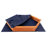 Hexagon Wooden Cedar Sand Box with Seat Boards