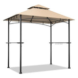 8 x 5 Feet 2-Tier BBQ Grill Gazebo Barbecue Canopy