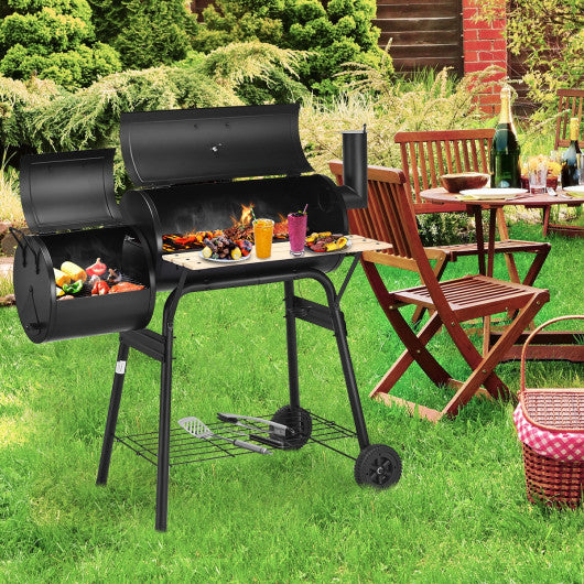 Outdoor BBQ Grill Barbecue Pit Patio Cooker