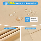 Patio Furniture Cover with Padded Handle and Click-Close Straps-60 x 43 x 30 inches