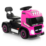 6V Kids Electric Ride-on Truck with Height Adjustable Seat-Pink