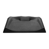 Portable Anti-Fatigue Standing Mat with Massage Point and Diverse Terrain for Office and Home-Black