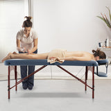Portable Folding Massage Table with Carrying Case-Navy