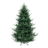 6/7/8 FT Pre-Lit Artificial Hinged Xmas Tree with 778/1480 PVC and PE Branch Tips-L