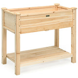 Raised Garden Elevated Wood Planter Box Stand