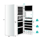 Multipurpose Storage Cabinet with 4 Drawers-White