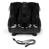 Foot and Calf Massager with Heat Vibration Deep Kneading and Shiatsu-Black