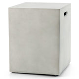 Propane Tank Cover Hideaway Table for Standard 20 Pounds Propane Tank-Gray