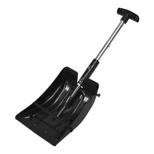 3-in-1 Snow Shovel with Ice Scraper and Snow Brush