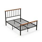 Bed Frame with Headboard and Footboard-Full Size