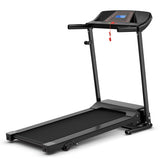 1.0 HP Foldable Treadmill Electric Support Mobile Power