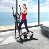 Magnetic Elliptical Machine Cross Trainer with Display Pulse Sensor 8-Level