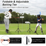 Portable Practice Net Kit with 3 Carrying Bags-Black