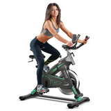 Stationary Exercise Cycling Bike with 33lbs Flywheel for Home