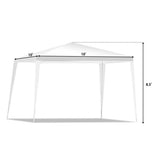 10 x 10 Feet Outdoor Wedding Canopy Tent for Backyard