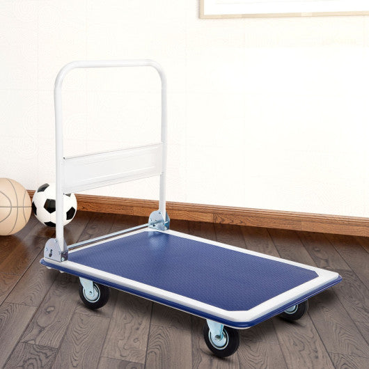 660 Pounds Folding Platform Cart Dolly Hand Truck