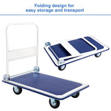 660 Pounds Folding Platform Cart Dolly Hand Truck