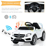 12V Electric Kids Ride On Car with Remote Control-White