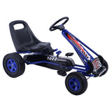 4 Wheels Kids Ride On Pedal Powered Bike Go Kart Racer Car Outdoor Play Toy-Blue