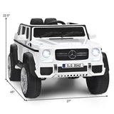 12V Licensed Mercedes-Benz Kids Ride On Car-White