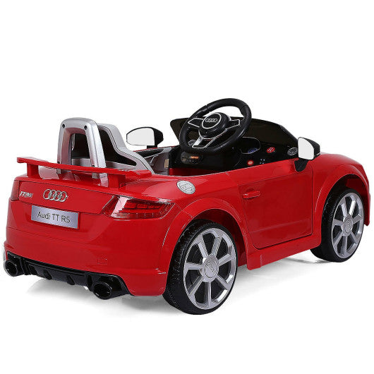 12V Kids Electric Ride on Car with Remote Control and Music Function-Red