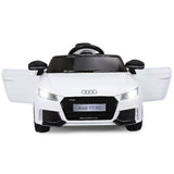 12V Kids Electric Ride on Car with Remote Control and Music Function-White