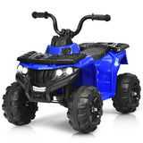 6V Battery Powered Kids Electric Ride on ATV-Blue